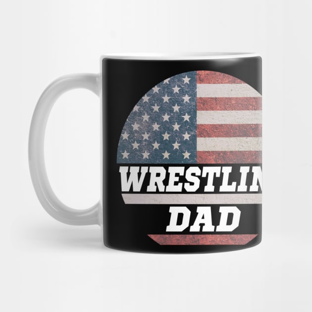 Wrestling Dad USA Flag by outrigger